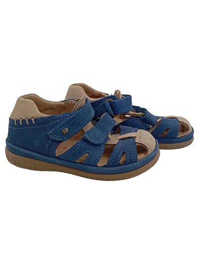 Elefanten Sandalen Kinder Gr. 22 Blau Praktisch Klettverschluss Outdoor