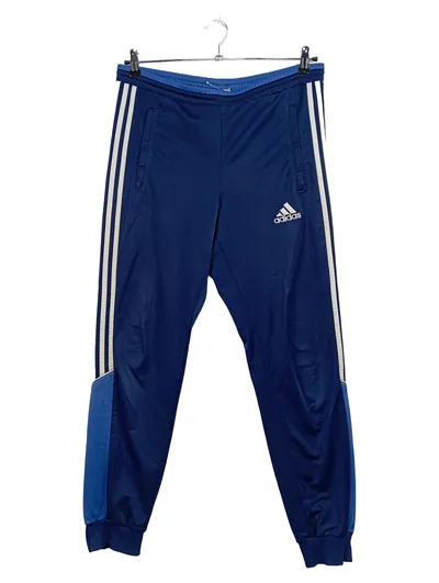 Adidas Trainingshose Jogginghose Kinder Gr. 164 Blau Weiß Sport