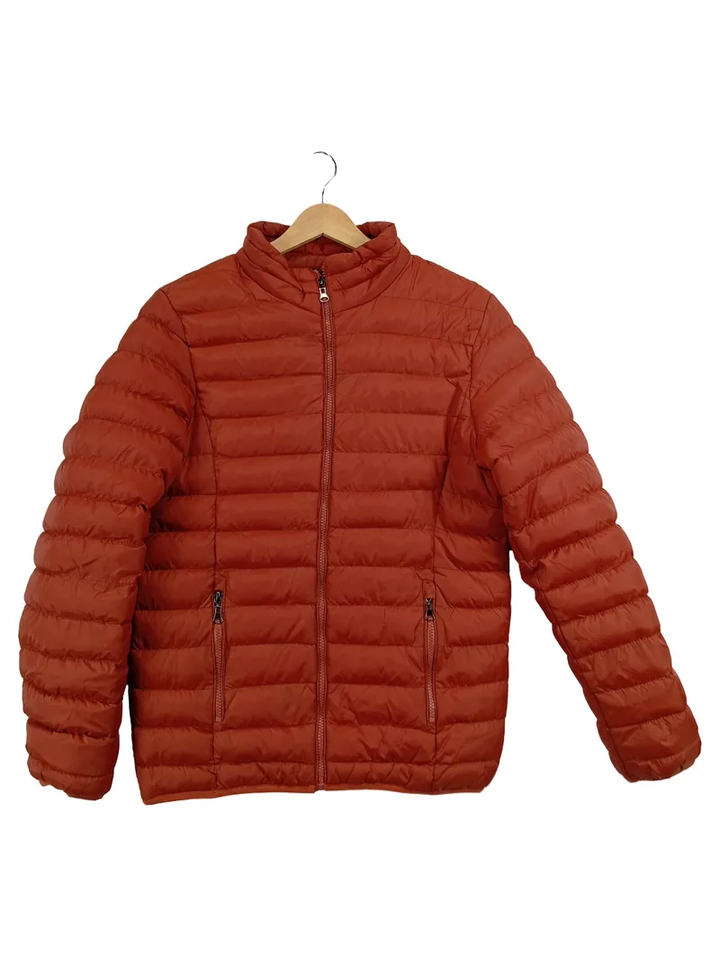 APELONE IT SRLS Damen Steppjacke Winterjacke Gr. 40/L Orange Casual Outdoor 1