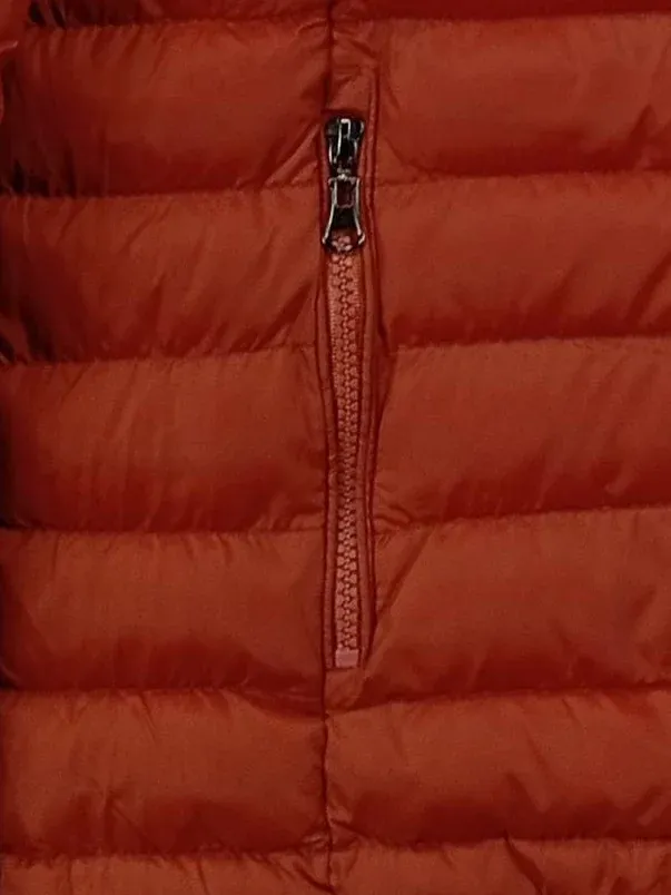 APELONE IT SRLS Damen Steppjacke Winterjacke Gr. 40/L Orange Casual Outdoor 4