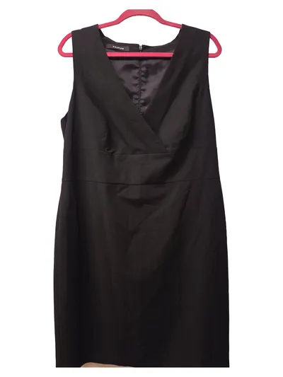 TAIFUN Etuikleid Bleistiftkleid Business Elegant Schwarz Gr. 38/M