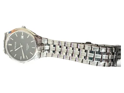 Pulsar Sapphire 50M Herren Armbanduhr Klassisch Edelstahl Silber Alltag