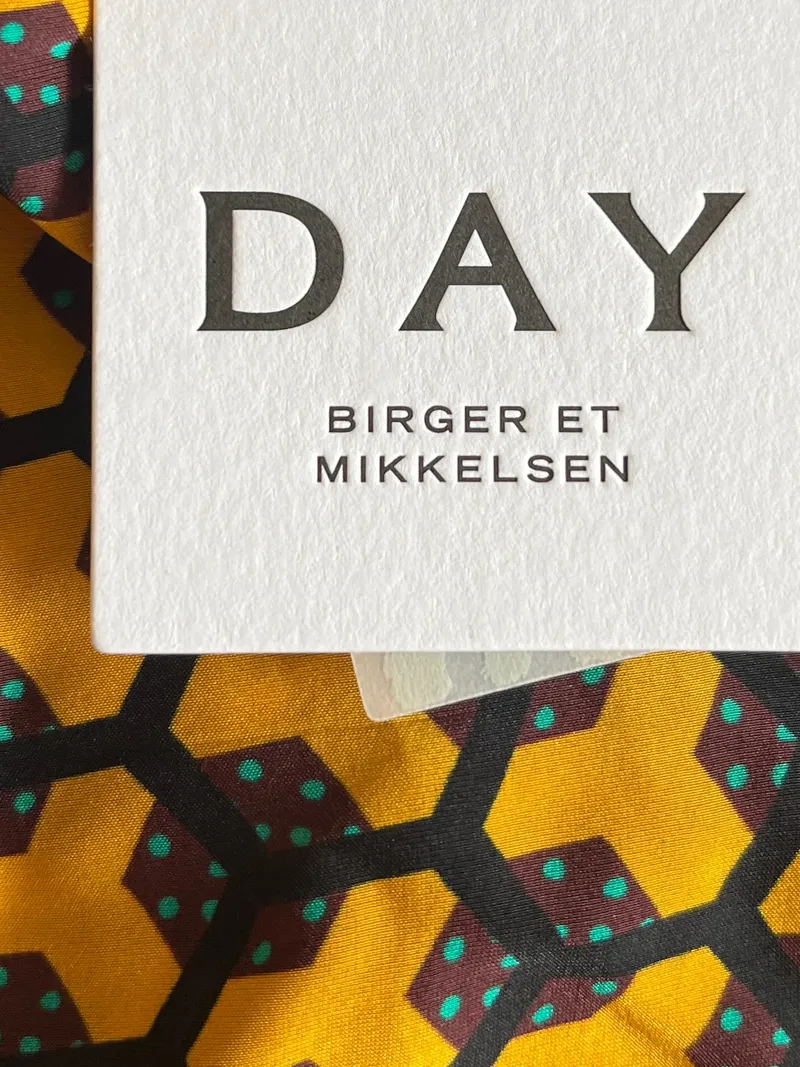 DAY Birger et Mikkelsen Stoffhose Damen Gr. 42 Viskose Ethno Muster 5