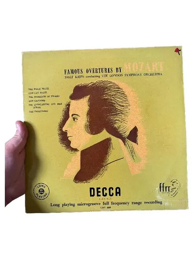 Mozart Famous Overtures Vinyl LP Decca Josef Krips London Symphony Orchestra