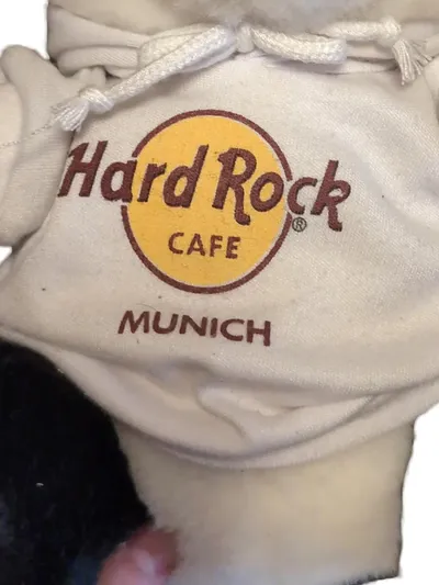Hard Rock Cafe Kuscheltier Bär weiß 20cm