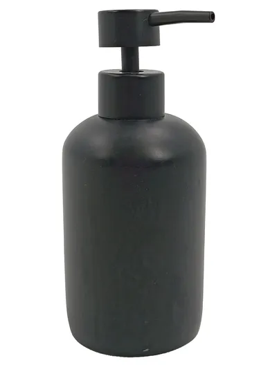 Zara Home Seifenspender Glas Schwarz 500ml Modern Bad Küche Spender