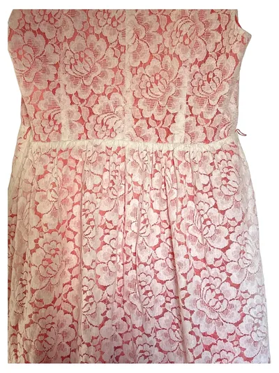 Jessica Howard Damen Cocktailkleid Spitze Weiß Gr. 44/XXL Elegant Ärmellos