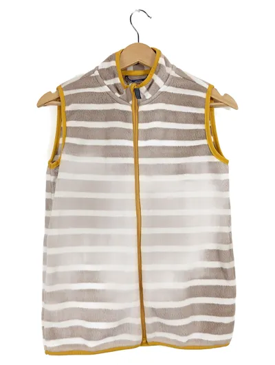 JAKO-O Kinder Fleece Weste Gr. 158 Mehrfarbig Gestreift Sportlich