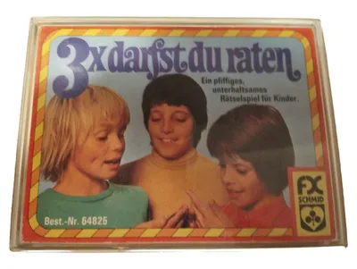 FX Schmid 3x darfst du raten Rätselspiel für Kinder Gesellschaftsspiel