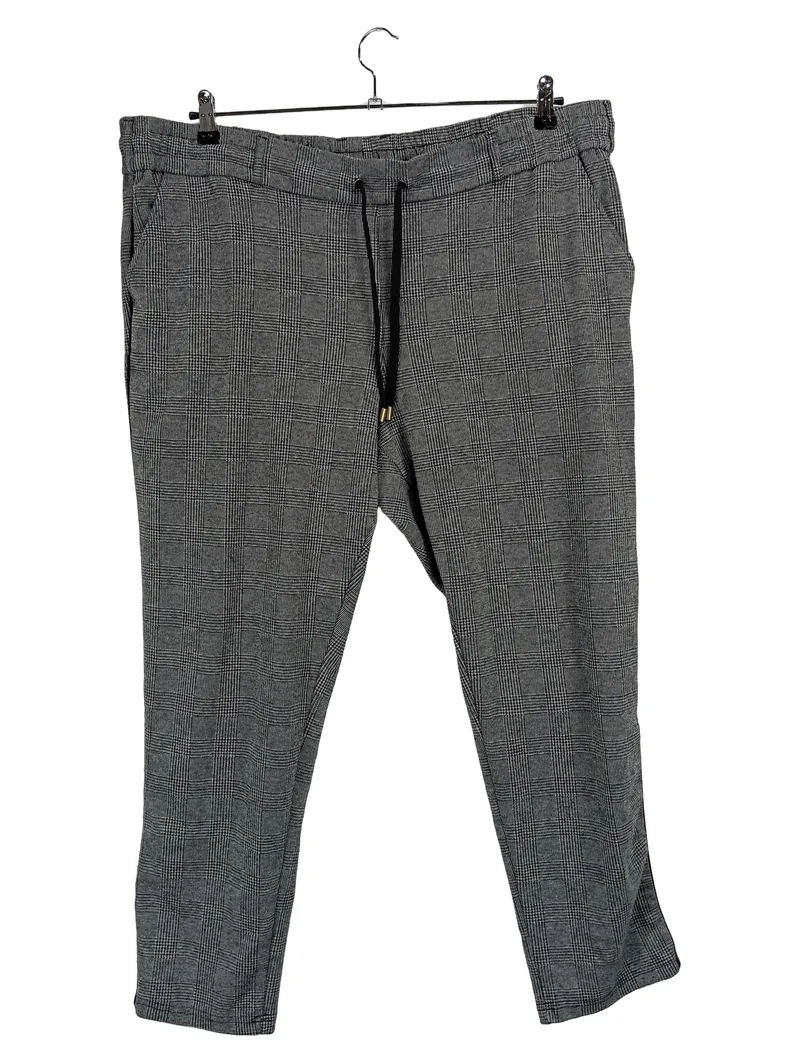 Blue Motion+ Herren Anzughose Kariert Grau Gr. 54 XXL Business 1