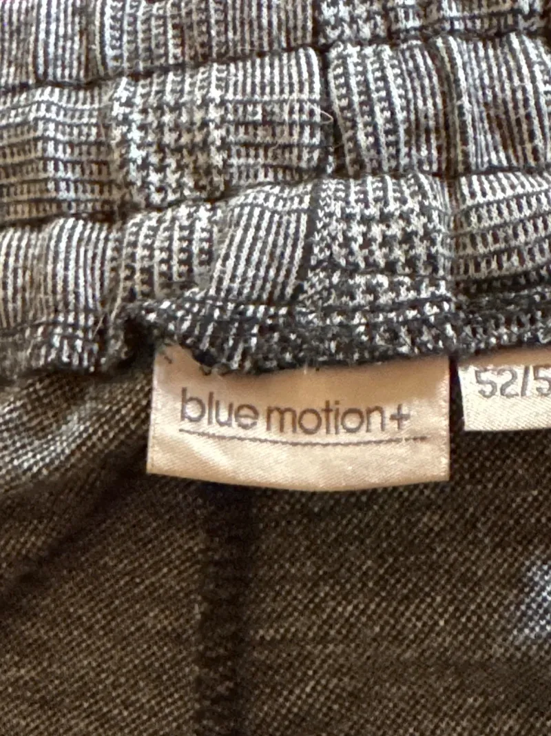 Blue Motion+ Herren Anzughose Kariert Grau Gr. 54 XXL Business 4