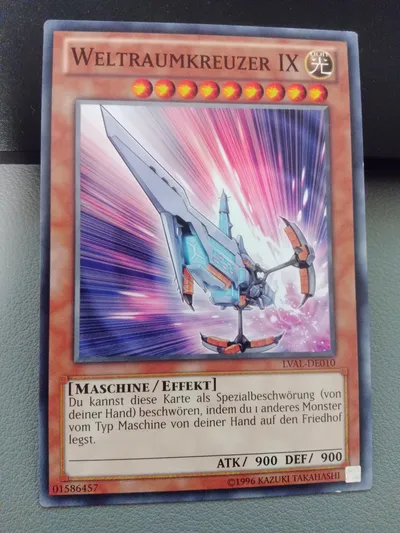Konami Yu-Gi-Oh! Sammelkarte Weltraumkreuzer IX Mehrfarbig