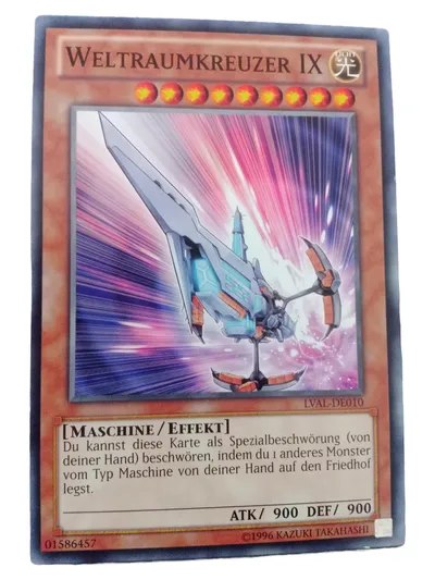 Konami Yu-Gi-Oh! Sammelkarte Weltraumkreuzer IX Mehrfarbig