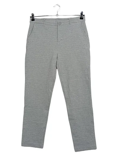 CARTOON Damen Stoffhose Grau Gr. 38 Fischgrät Baumwolle Casual