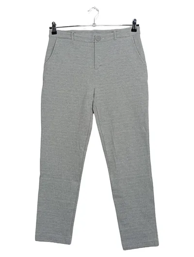 CARTOON Damen Stoffhose Grau Gr. 38 Fischgrät Baumwolle Casual