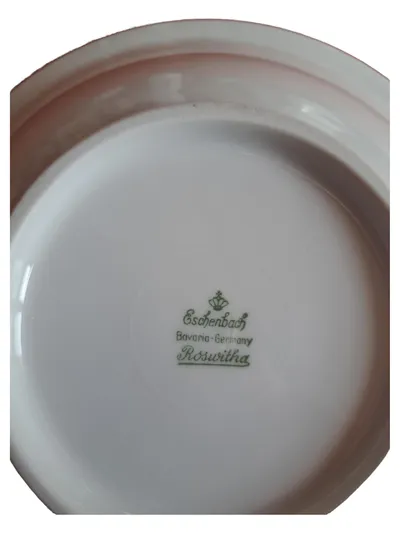 Eschenbach Dekoschale Porzellan Klassisch Weiß Ø 23cm H 6cm