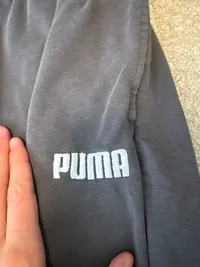 PUMA Jogginghose Herren Gr. M Grau Trainingshose Sporthose Sweatpants 3