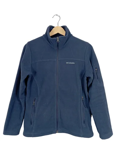 Columbia Damen Fleecejacke Outdoor Gr. 36/S Blau Reißverschluss