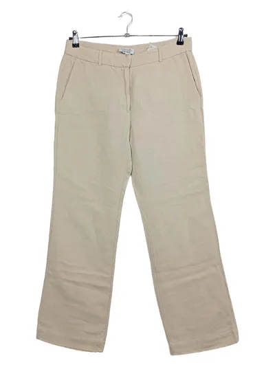 & Other Stories Anzughose Damen Gr. 42 Beige Leinen Business Hose