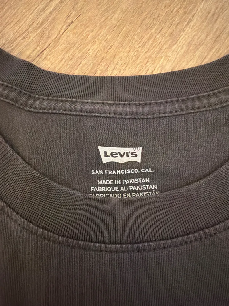 Levi's Damen T-Shirt Logo Regenbogen Print Grau Gr. XS 34 6