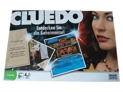 Parker Cluedo Brettspiel Detektivspiel Familie ab 9 Jahre