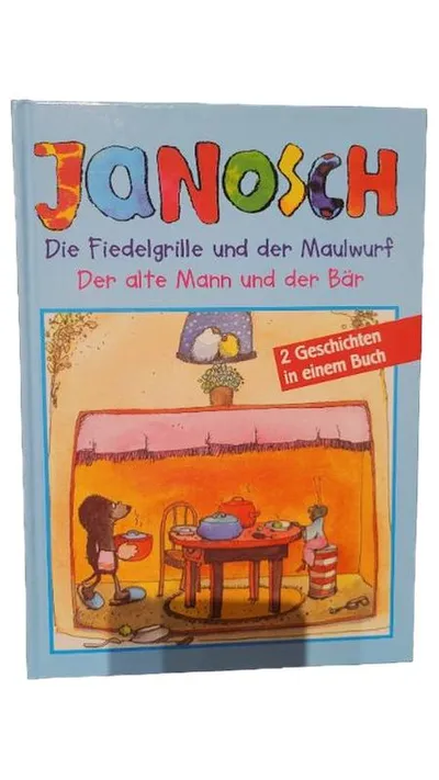 Janosch Kinderbuch: Fiedelgrille Maulwurf Alter Mann Bär Hardcover
