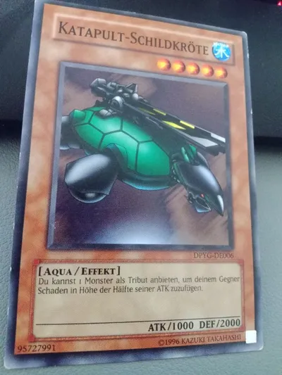 Konami Yu-Gi-Oh! Sammelkarte Katapult-Schildkröte Braun TCG