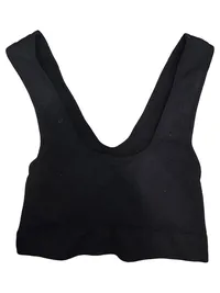 Carriwell Seamless Sport BH Damen Schwarz Gr. 36 Sportlich Rippstrick 2