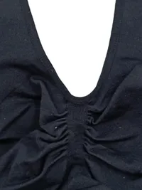 Carriwell Seamless Sport BH Damen Schwarz Gr. 36 Sportlich Rippstrick 4