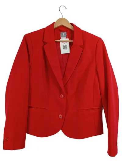 Fair Lady Damen Blazer Rot Gr. 50/L Business Sakko Jacke Polyester