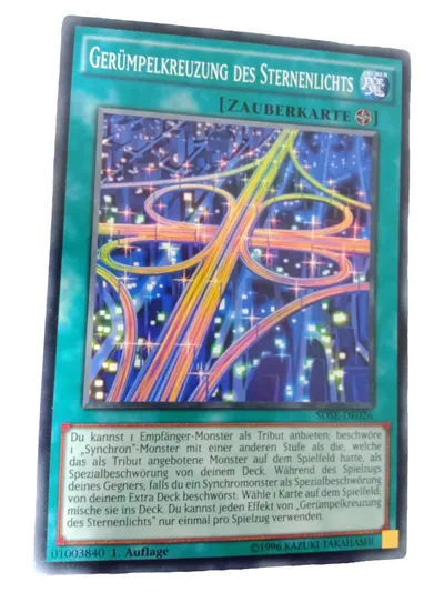 Konami Yu-Gi-Oh! TCG Sammelkarte Gerümpelkreuzung des Sternenlichts Grün