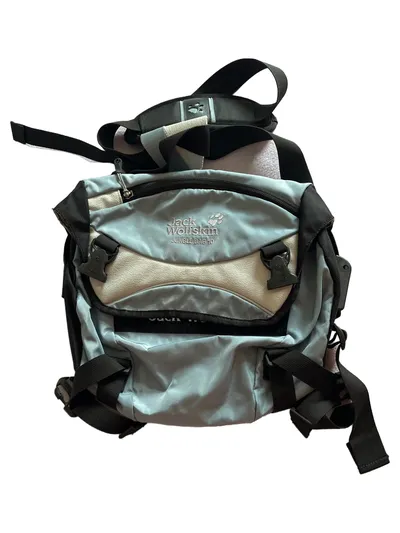 Jack Wolfskin Kinder Rucksack Blau Outdoor Polyester Uni M 38x33cm