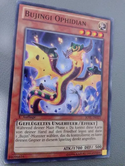 Konami Yu-Gi-Oh! TCG Sammelkarte Bujingi Ophidian Drache Mehrfarbig