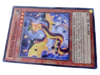 Konami Yu-Gi-Oh! TCG Sammelkarte Bujingi Ophidian Drache Mehrfarbig