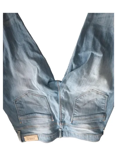 ONLY Damen Jeans Tapered Fit W29 Blau Casual Stretch Hose