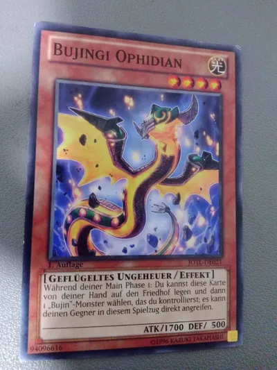 Konami Yu-Gi-Oh! TCG Bujingi Ophidian Sammelkarte Drache Effekt Monster