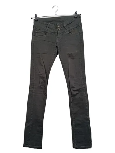 TRF Damen Skinny Jeans Grau Gr. 36/S Stretch Hose Low Waist