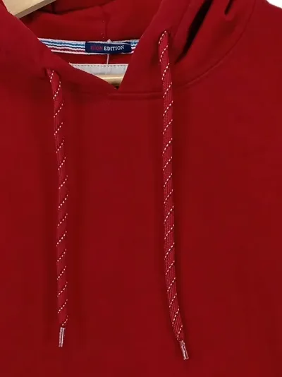 Springfield Herren Kapuzenpullover Hoodie Rot Gr. 46/S Baumwolle