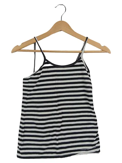 French Connection Damen Trägertop gestreift Schwarz Weiß Gr. 34/XS Casual