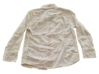 Tommy Hilfiger Hemd Kinder Gr. 104 Weiß Baumwolle Langarm Business