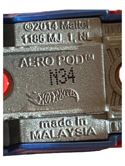 Hot Wheels AERO POD Spielzeugauto Rot Kunststoff 8cm