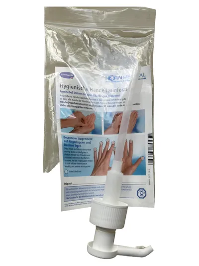 Hartmann Hygienische Händedesinfektion Spenderpumpe Transparent 100ml