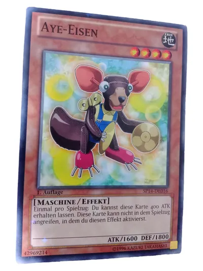Konami Yu-Gi-Oh! Sammelkarte Maus Aye-Eisen Maschine Effekt Mehrfarbig