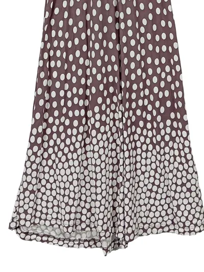 LASCANA Damen Freizeitkleid Polka Dot Braun Gr. 34;XS Viskose