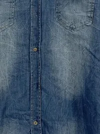 Brandit Herren Freizeithemd Jeanshemd Blau Casual Gr. 54/XXL 3