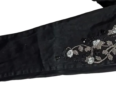 CARTOON Damen Jeans Slim Fit Schwarz Gr. 38 mit Stickerei
