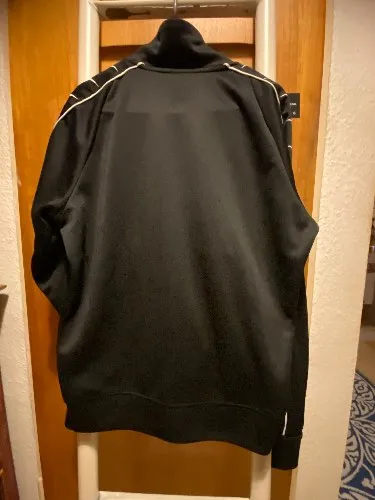 Nike Trainingsjacke Herren Gr. S Schwarz Swoosh-Band Sportjacke