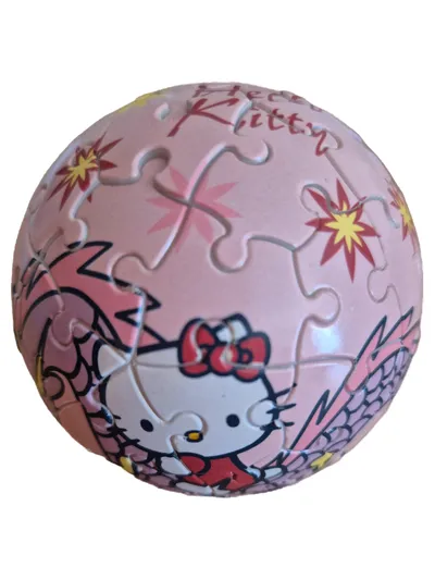 Hello Kitty 3D Puzzle Ball Katzen Motiv Kinder Spielzeug ab 6 Jahre