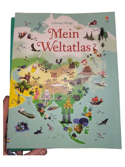 Usborne Mein Weltatlas Kinder Hardcover Landkarte Deutsch Geografie