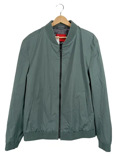 HUGO Bomberjacke Kinder Gr. 98 Oliv Casual Reißverschluss Jacke
